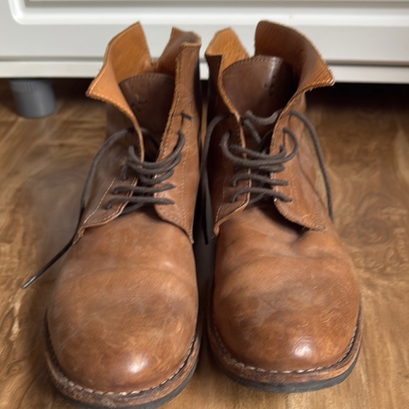 Fiorentini and Baker Brown Leather Lace-Up Boots size 43 - Picture 4 of 7